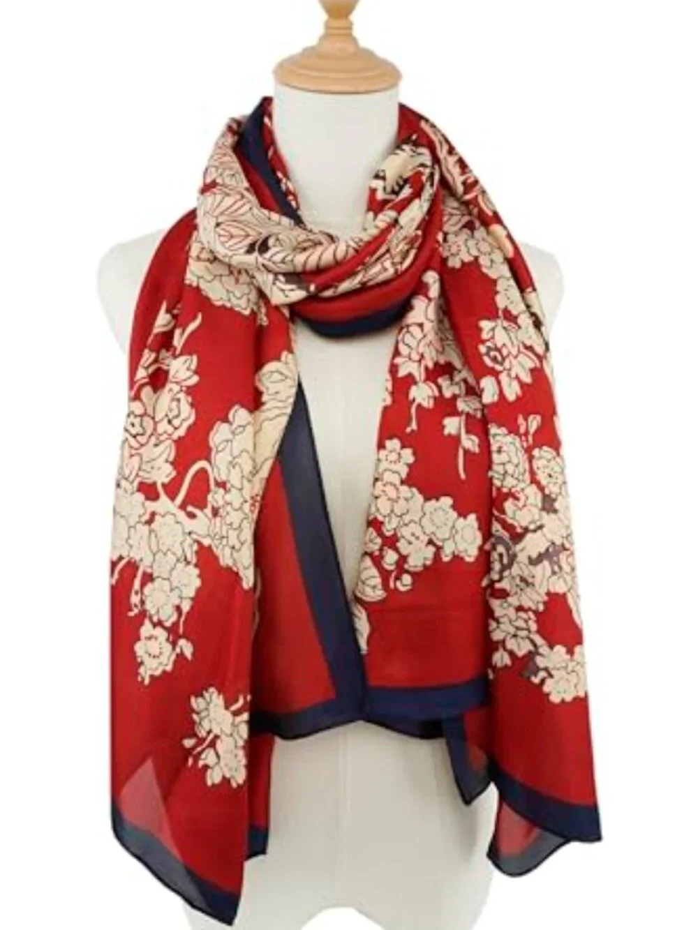 Large Silk Feel Satin Scarf Shawl Wrap for Women Lightweight Sun Protection